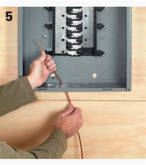 can you run a ground to electrical panel box|run ground wire to electrical panel.